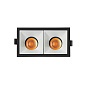 ART-SQ-180x2 LED светильник встраиваемый полуповоротный Downlight   -  Встраиваемые светильники 
